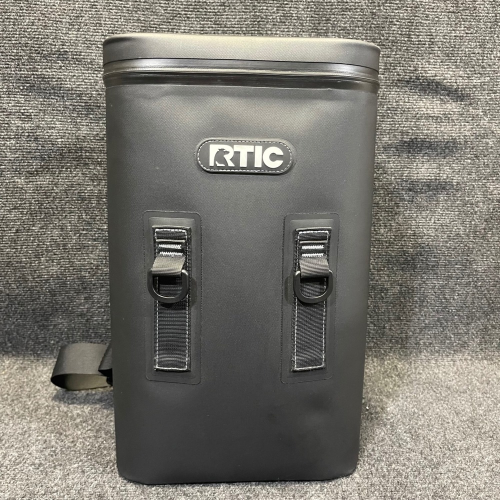 RTIC 15 Can Soft Pack Sling Cooler Black‎ Insulated Shoulder Bag Light Ice Chest